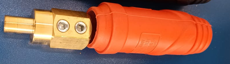 картинка Разъем силовой кабельный красный СКР  для DUAL DWG-500 / / Cable plug red