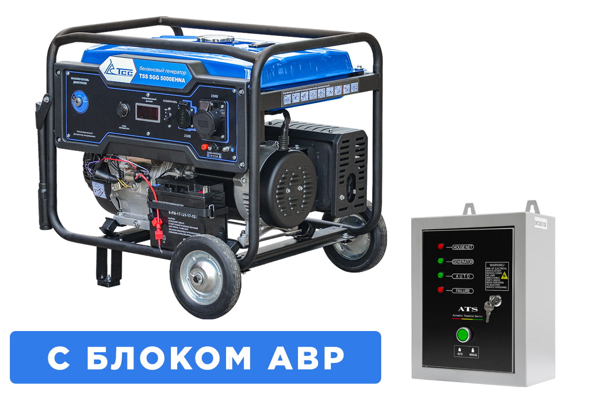 картинка Бензогенератор ТСС SGG 5000EHNA с АВР
